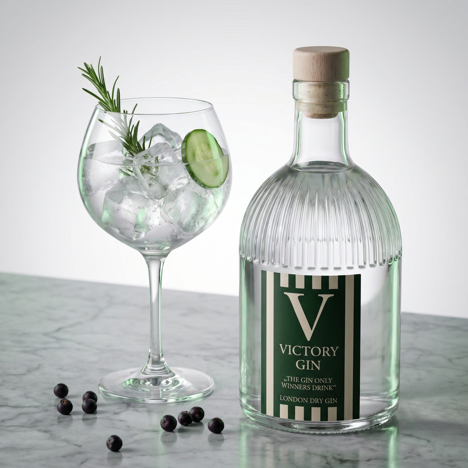 Victory Gin bottle